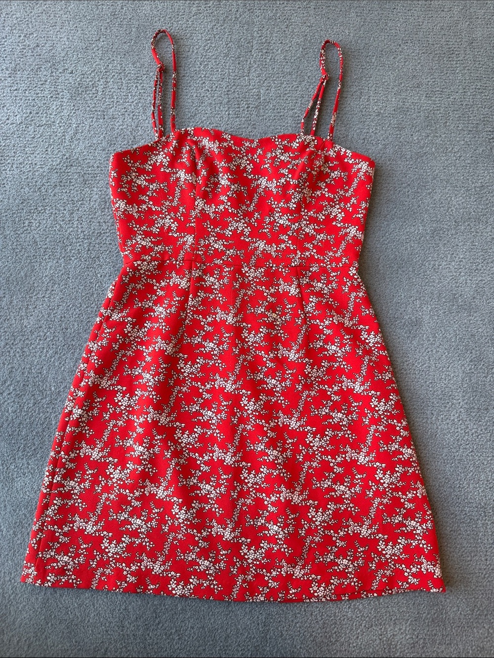 French Connection Red Floral Mini Dress